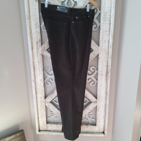 Bandolino Women's Petite Mandie Straight Leg Corduroy Jean Pants in Hot Expresso - Picture 2 of 6